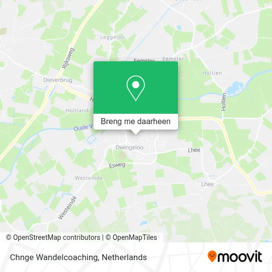 Chnge Wandelcoaching kaart