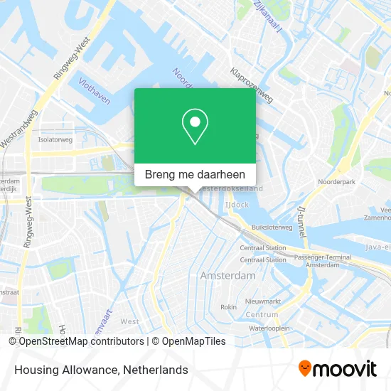 Housing Allowance kaart