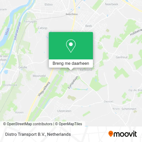 Distro Transport B.V. kaart