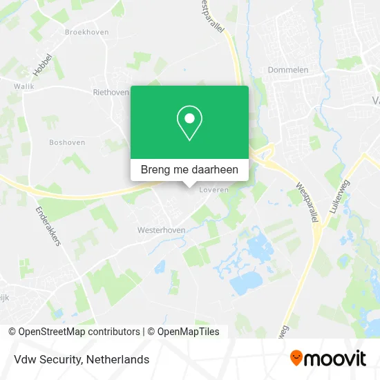 Vdw Security kaart
