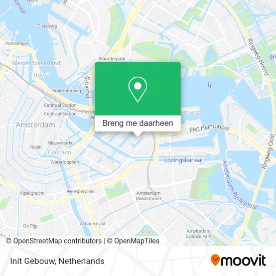 Init Gebouw kaart