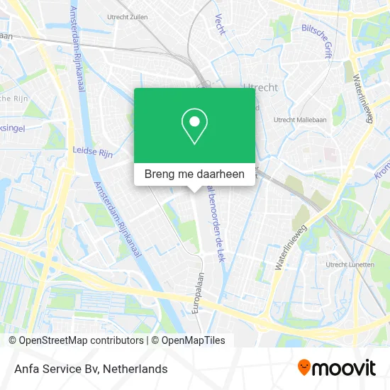 Anfa Service Bv kaart