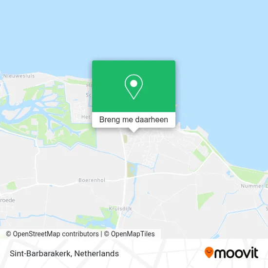 Sint-Barbarakerk kaart