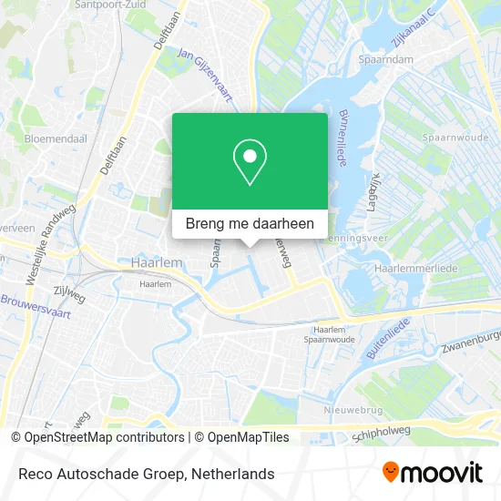 Reco Autoschade Groep kaart