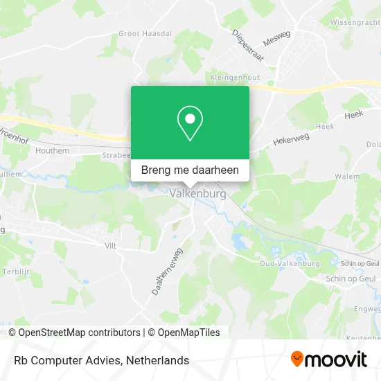 Rb Computer Advies kaart