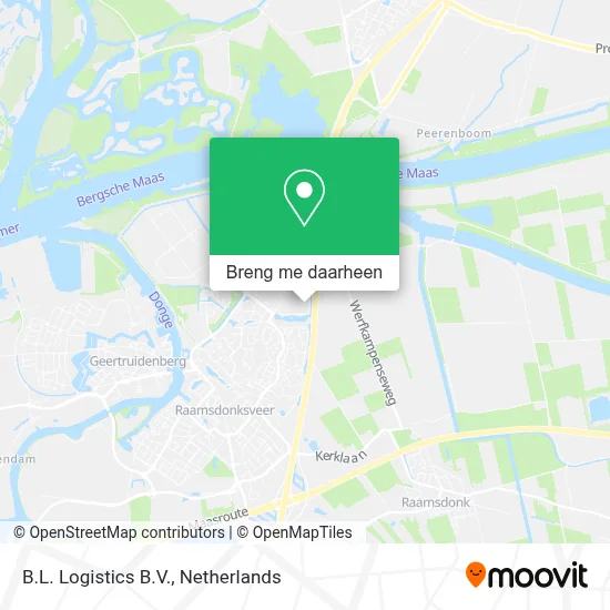 B.L. Logistics B.V. kaart