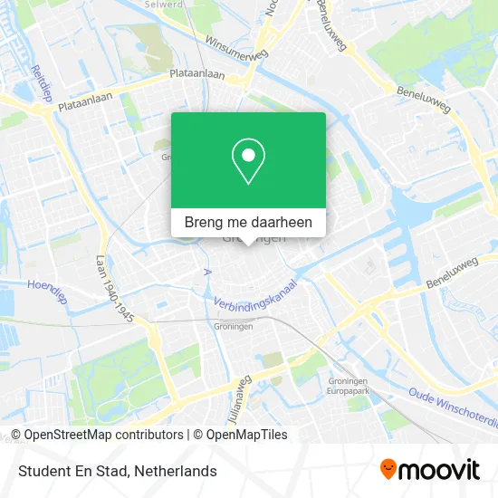 Student En Stad kaart