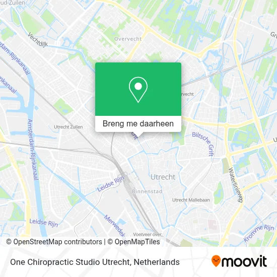 One Chiropractic Studio Utrecht kaart