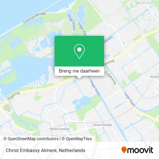 Christ Embassy Almere kaart