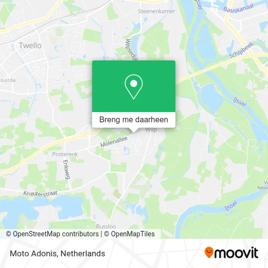 Moto Adonis kaart
