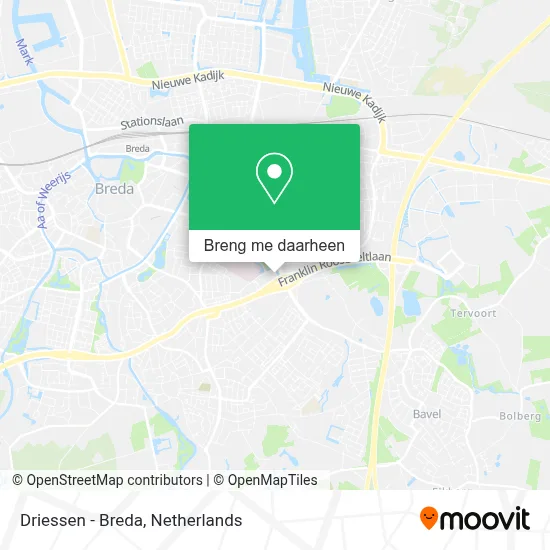 Driessen - Breda kaart