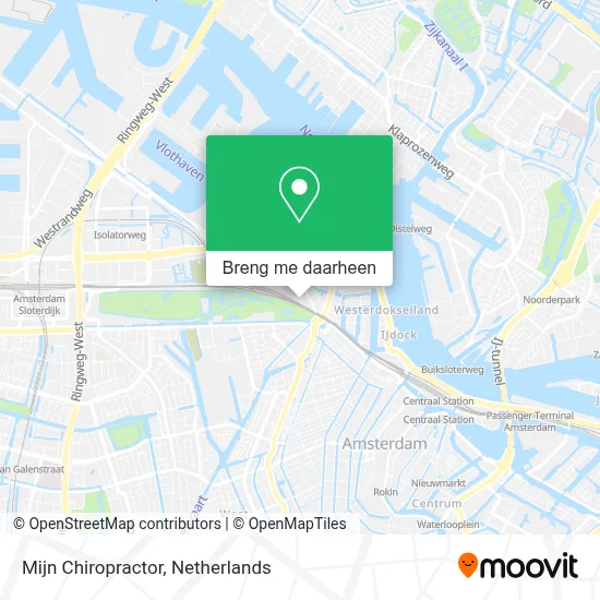 Mijn Chiropractor kaart