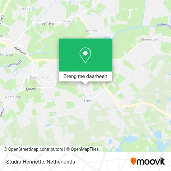 Studio Henriette kaart