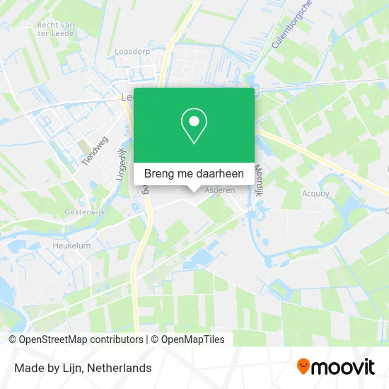 Made by Lijn kaart