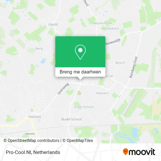 Pro-Cool.Nl kaart