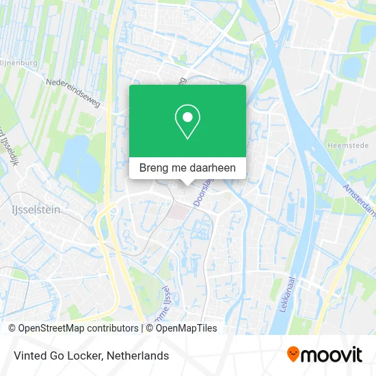 Vinted Go Locker kaart