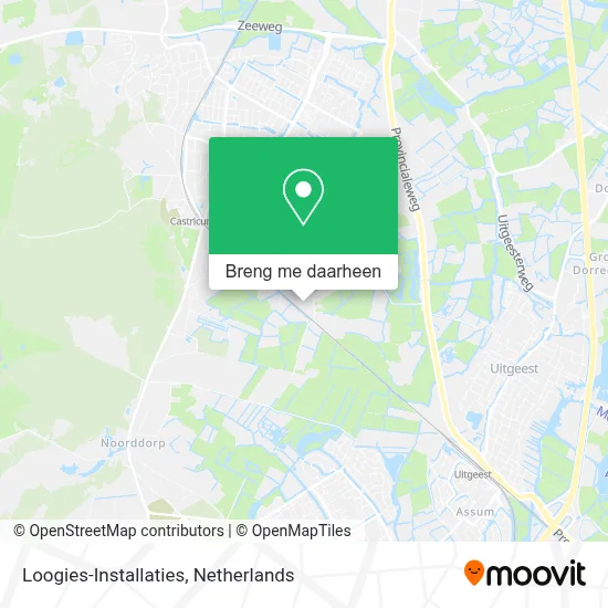 Loogies-Installaties kaart