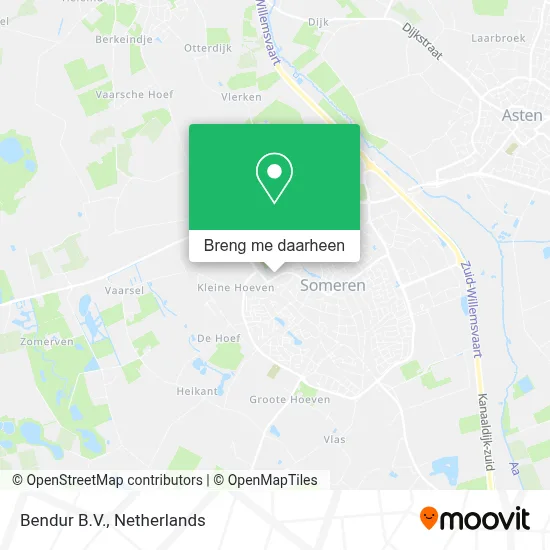 Bendur B.V. kaart
