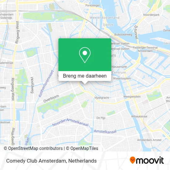 Comedy Club Amsterdam kaart