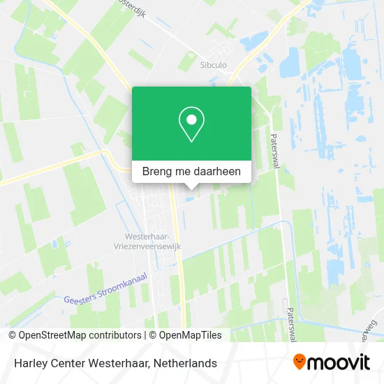 Harley Center Westerhaar kaart