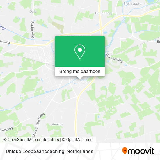 Unique Loopbaancoaching kaart