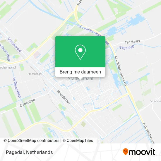 Pagedal kaart