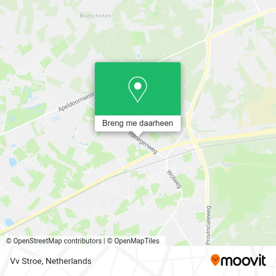Vv Stroe kaart