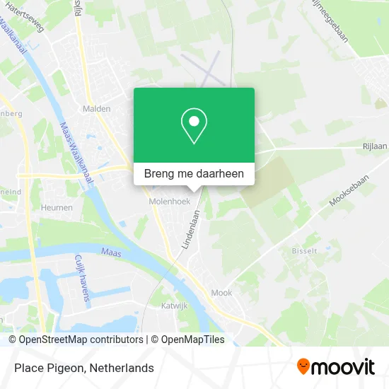 Place Pigeon kaart