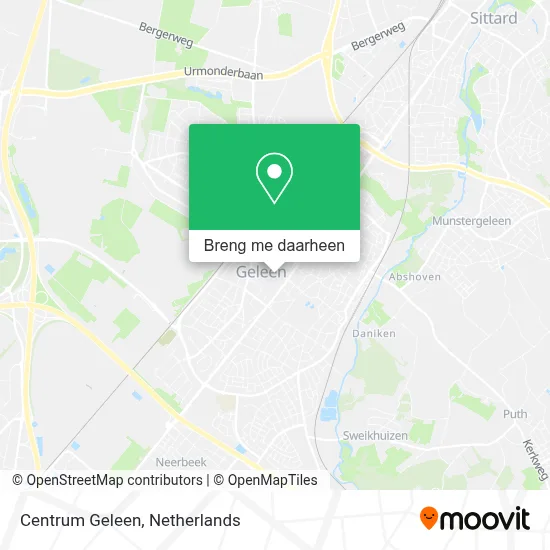 Centrum Geleen kaart
