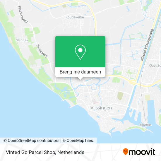 Vinted Go Parcel Shop kaart