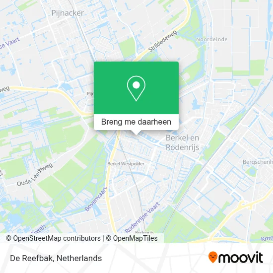 De Reefbak kaart