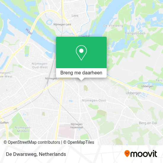 De Dwarsweg kaart