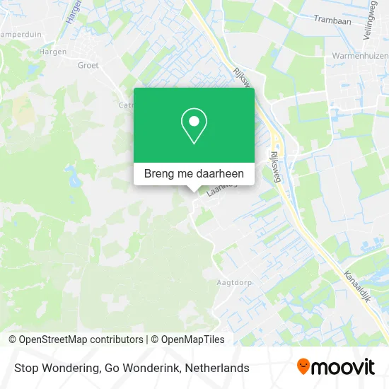Stop Wondering, Go Wonderink kaart