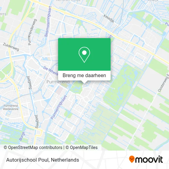 Autorijschool Poul kaart