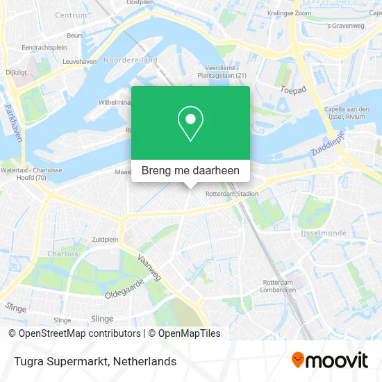 Tugra Supermarkt kaart