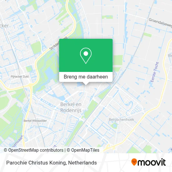 Parochie Christus Koning kaart