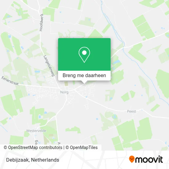 Debijzaak kaart