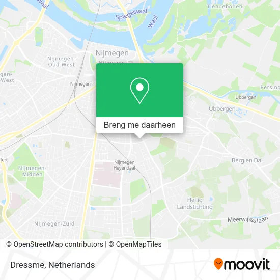 Dressme kaart