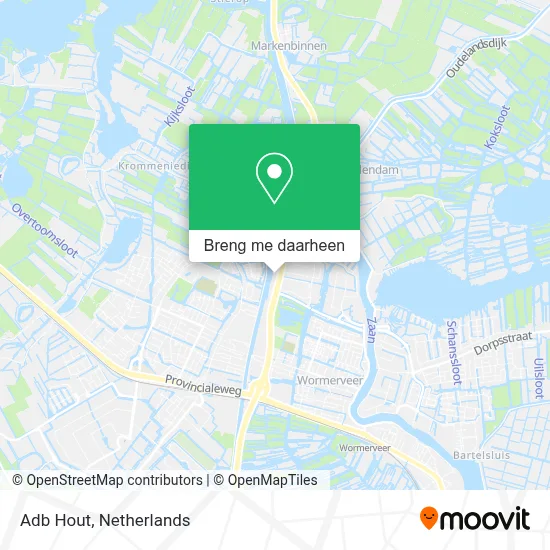 Adb Hout kaart