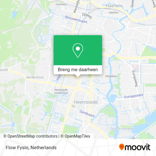 Flow Fysio kaart