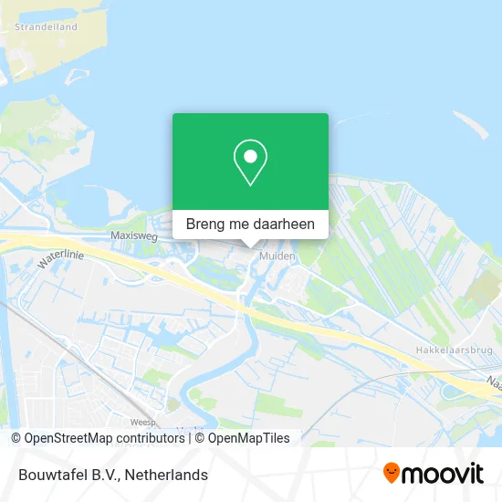 Bouwtafel B.V. kaart