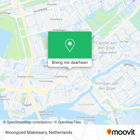 Woongoed Makelaars kaart