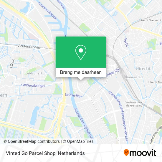 Vinted Go Parcel Shop kaart
