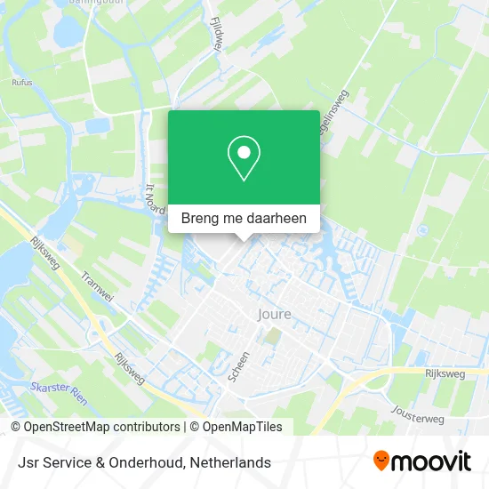 Jsr Service & Onderhoud kaart