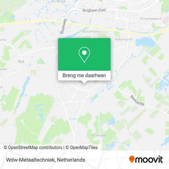 Wdw-Metaaltechniek kaart