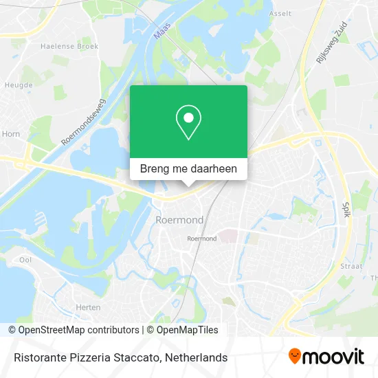 Ristorante Pizzeria Staccato kaart