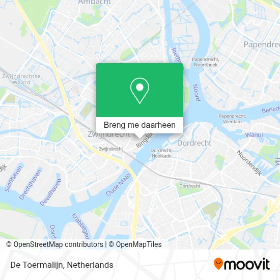 De Toermalijn kaart