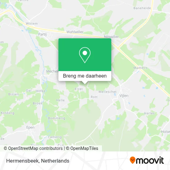 Hermensbeek kaart