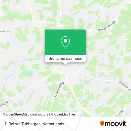 D-Reizen Tubbergen kaart