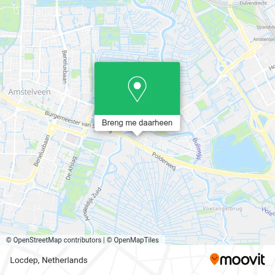 Locdep kaart